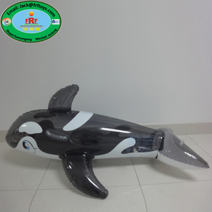 Summer Party Water Play Swim Fun gonfiabile Dolphin Rider Pool Float - Product Image 1