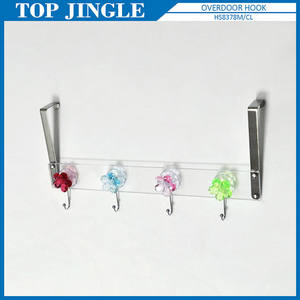 Cute Blue <b>Wall</b> Mounted Trumpet Design 3 Overdoor <b>Hooks</b> - Product Image 3