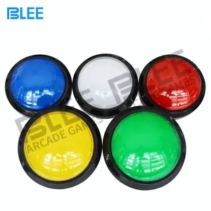 Arcade game parts factory direct wholesale 20 to 100 mm zero delay LED illuminated switch arcade machine push buttons