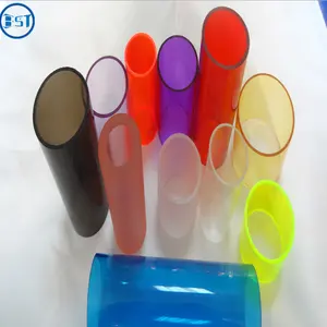 Colorato di plastica trasparente tubo del cilindro