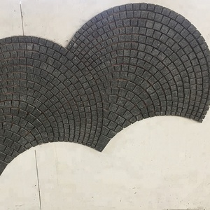 Dalles de pavage en <span class=keywords><strong>granit</strong></span> naturel de Chine G654 gris foncé gris clair <span class=keywords><strong>10x10</strong></span> pour parking de voitures, application extérieure moderne - Product Image 2