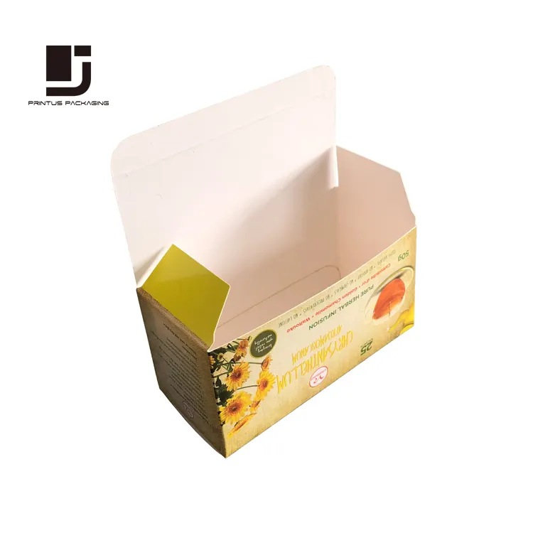 custom gift beauty slimming tea paper box packaging