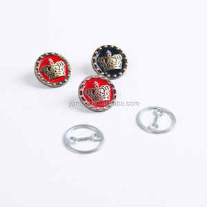 Encanto del Metal del oro de la joyería Tag con esmalte - Product Image 1
