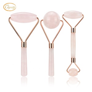 Profession elle Großhandel Gesichts <span class=keywords><strong>massage</strong></span> gerät für Gesicht Rosenquarz Jade Stein Gesichts walze - Product Image 3