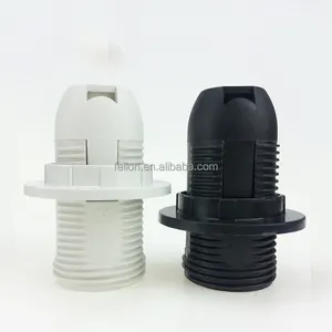 电动全螺纹螺丝灯塑料插座 E14 ce认证广泛用于装饰照明