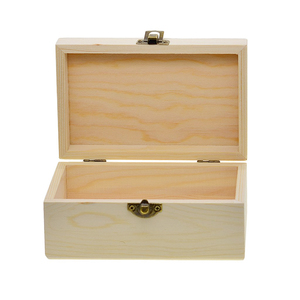 Handmade custom packaging gift wooden box with lock honey wooden gift box