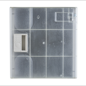 Transparent & Foggy Appearances Design ABS Plastic Classic Simple design Locker - Product Image 3