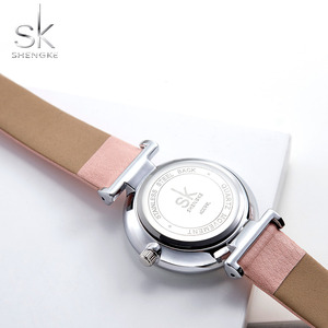 Shengke delle Donne di <span class=keywords><strong>Orologi</strong></span> di Lusso di Cuoio Delle Signore <span class=keywords><strong>Orologi</strong></span> Migliori <span class=keywords><strong>Marche</strong></span> di Moda Orologio di Diamanti Bayan Kol Saati Diamante Reloj Mujer 2019 - Product Image 5