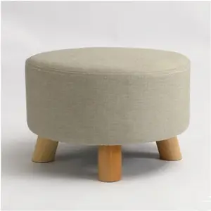 Woonkamer meubels houten voetenbankje poef