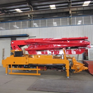 2022 حار بيع شاحنة مضخة الإسمنت شنت/مقطورة خط ملموسة مضخة ML-30 بناء مشروع - Product Image 3