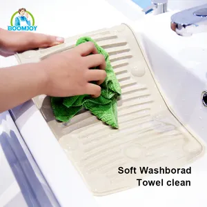 Jesun Mop & Cloth PVC Tragbare flexible Lagerung Wäsche reinigung Waschbrett