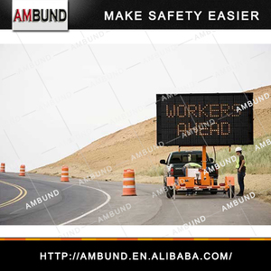 Di Động Thông Tin LED Năng Lượng Mặt Trời Giao Thông Dấu Hiệu Cảnh Báo Biến Tin Nhắn Dấu Hiệu Màn Hình Trailer Tín Hiệu Giao Thông - Product Image 3