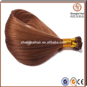 100% remy menschliches haar verlängerung doppelt gezeichnet remy menschliches haar <span class=keywords><strong>i</strong></span> spitze haar remy haarverlängerung - Product Image 3
