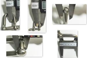AISI 304 316 galvanisé grande chaîne de chalutage forgée réglable Dee D manilles avec goupille à vis à tête ronde - Product Image 6