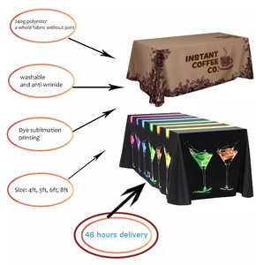Pdyear Mantel de Impresión Personalizado a Todo Color, Cubierta de Mesa de Promoción de Publicidad de Fábrica, Camino para Manteles de Feria Comercial - Product Image 5