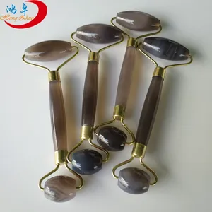 2024 Onyx jade facial rollers face slimming wholesale natural spa massage roller massager stones