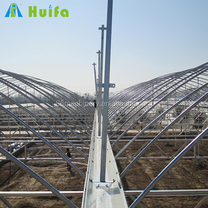 Serre tunnel agricole multi-chapelles pour <span class=keywords><strong>tomates</strong></span>, grande serre en film PE pour légumes, taille personnalisable, à vendre - Product Image 4