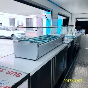 Carritos de comida callejera móvil para tacos, equipo de restaurante, equipo de cocina comercial, fibra de vidrio a la venta, Mini restaurante de Tailandia - Product Image 4