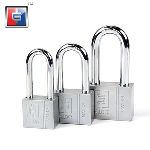 Serratura di sicurezza esterno a prova di ruggine anti cut <span class=keywords><strong>collo</strong></span> lungo albero lucchetti u-tipo di metallo solido basso tenore di carbonio in acciaio lucchetto - Product Image 5