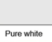 pure white