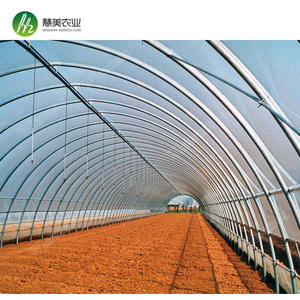 Quadro de aço galvanizado quente comercial solteiro span greenhouse usado para venda - Product Image 3