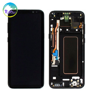 OEM Display LCD Touch Screen Digitizer Assembly con Cornice Per Il samsung galaxy <span class=keywords><strong>S8</strong></span> + più G955 lcd - Product Image 1