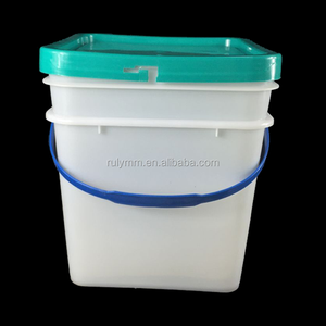Groothandel Verpakking Plastic Vierkante Emmer 5 Gallon Zwarte Emmer - Product Image 3