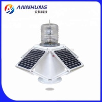 Lentera Laut LED Navigasi Tenaga Surya Marine Lantern dengan Empat Panel Surya IALA Standred