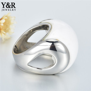 Alli Express En Acier Inoxydable Bague En Argent Pour Les Jeunes - Product Image 2
