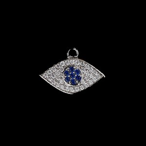 Venta al por mayor helado CZ micro pavimentado de oro diablo ojo de <span class=keywords><strong>la</strong></span> joyería del grano - Product Image 2