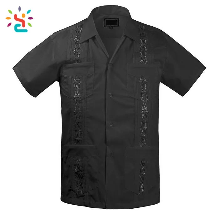 Custom embroidery Mens Floral Shirt Business Polos Tshirt cotton hawaiian t shirt