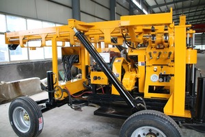 Kecil jenis efisiensi tinggi <span class=keywords><strong>trailer</strong></span> <span class=keywords><strong>mounted</strong></span> air baik pengeboran rig untuk dijual - Product Image 5