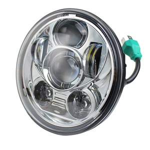 Faro LED de 5 3/4 "aprobado por DOT E-Mark para Harley Davidson Later XL1200C FXDWG FXSTC Dyna FXSTD - Product Image 2