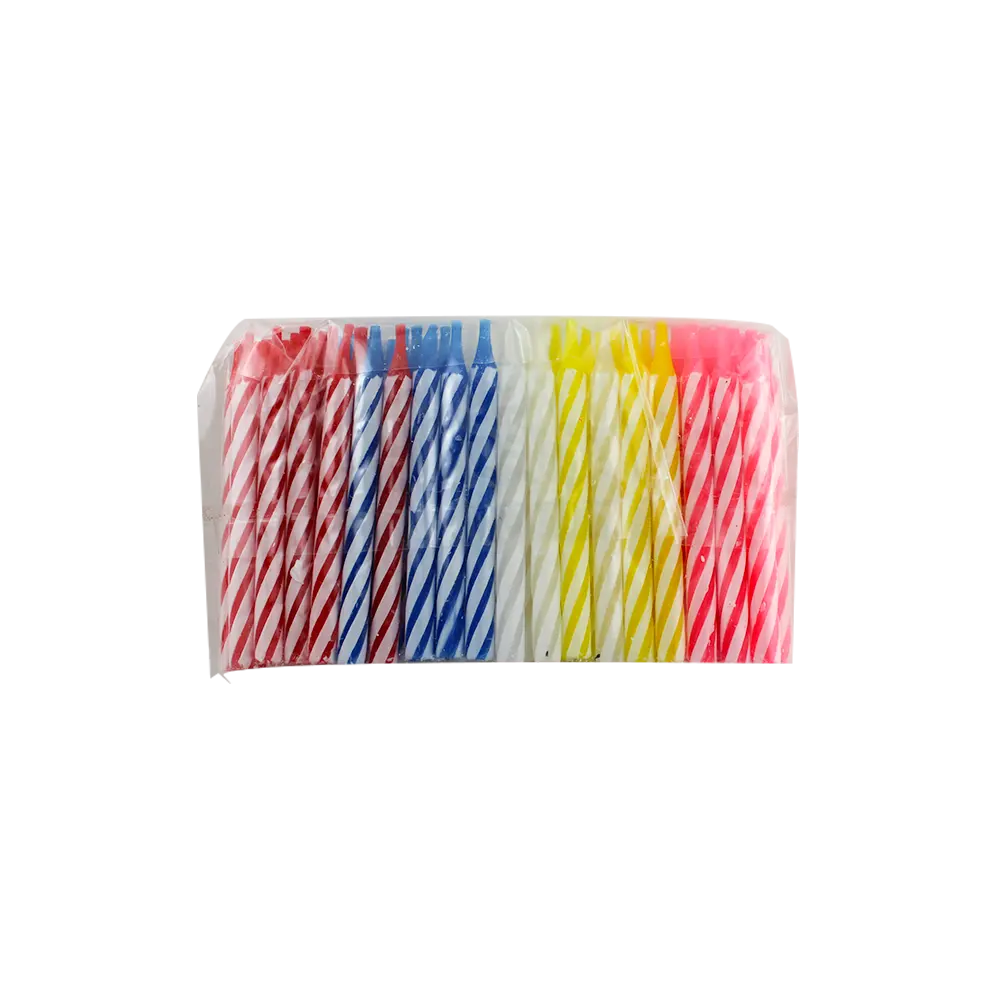 colorful magic spiral birthday candles in bulk