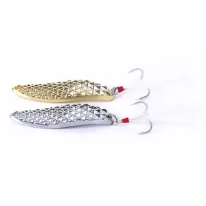 Esche Metalliche a Cucchiaio per <span class=keywords><strong>Pesca</strong></span>, Spinner Rigidi, Esche a Cucchiaio Argentate 5G 7.5G 10G 15G 20G - Product Image 1
