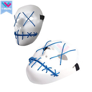 Máscara LED Intermitente de PVC con Diseño de Animales Multicolor, Activada por Sonido, para Fiestas de Halloween y Carnaval, para Mayores de 18 Años - Product Image 2
