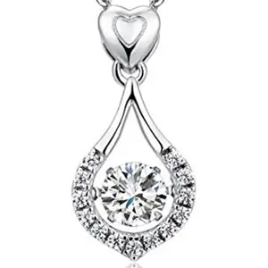 Hot Sales 925 Silver Jewelry Dancing Diamond Pendants