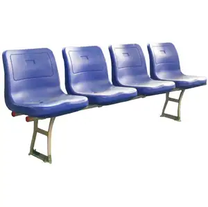 indoor and outdoor stadium straight hollow plastic chair bleachers seats