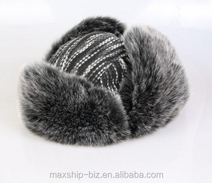 Зимняя шапка-ушанка из искусственного меха - Product Image 6