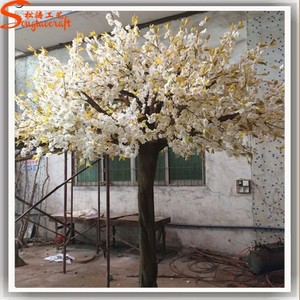 Arbre en tissu artificiel avec des branches lumineuses en fleurs de <span class=keywords><strong>cerisier</strong></span> japonaises blanches à LED, à <span class=keywords><strong>vendre</strong></span> - Product Image 2