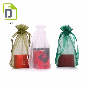 2017 <span class=keywords><strong>Amazon</strong></span> venta Caliente de la buena calidad del lazo de organza bolsas de regalo - Product Image 6