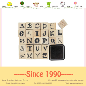 Scrittura a mano inferiore/superiore di caso Mini stamp set di <span class=keywords><strong>Alfabeto</strong></span> di legno EVA timbro di gomma - Product Image 5