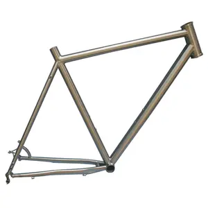 Waltly Cyclocross 700C titanium road bike frame with internal cable routing