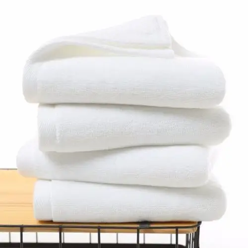 Lot de serviettes en bambou Ultra doux, lot de 12 pièces, naturel, pour le bain, les mains, pour l'hôtel