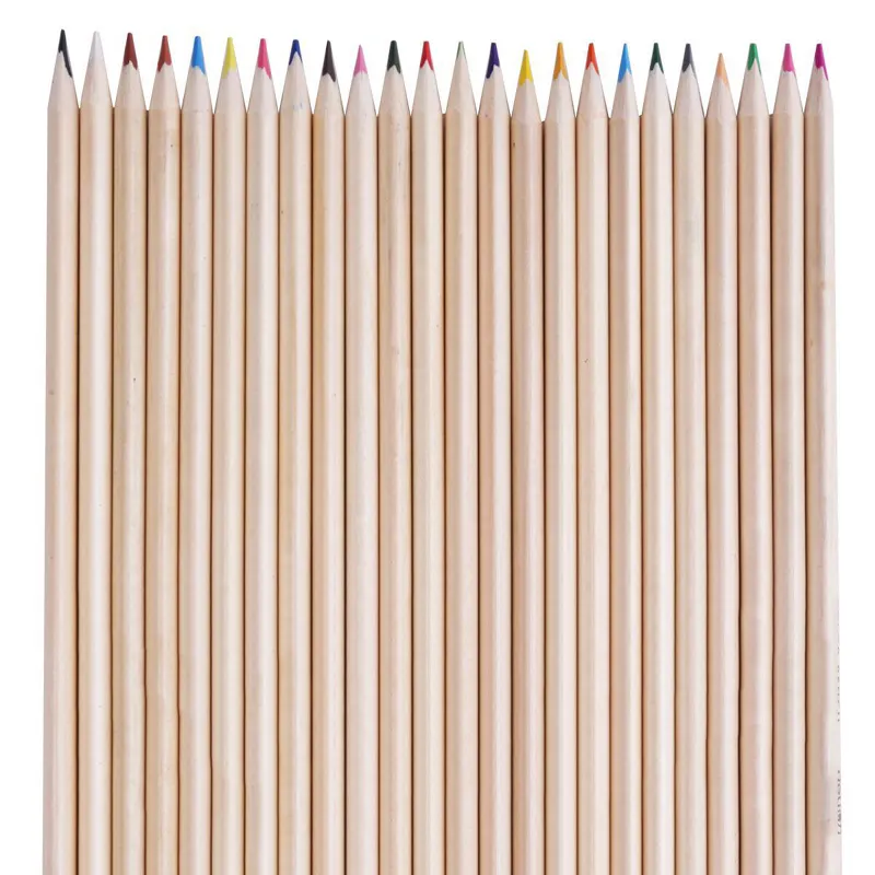 โลโก้ที่กำหนดเอง HB ดินสอพลาสติกคุณภาพสูงพิมพ์หลายสีดินสอ