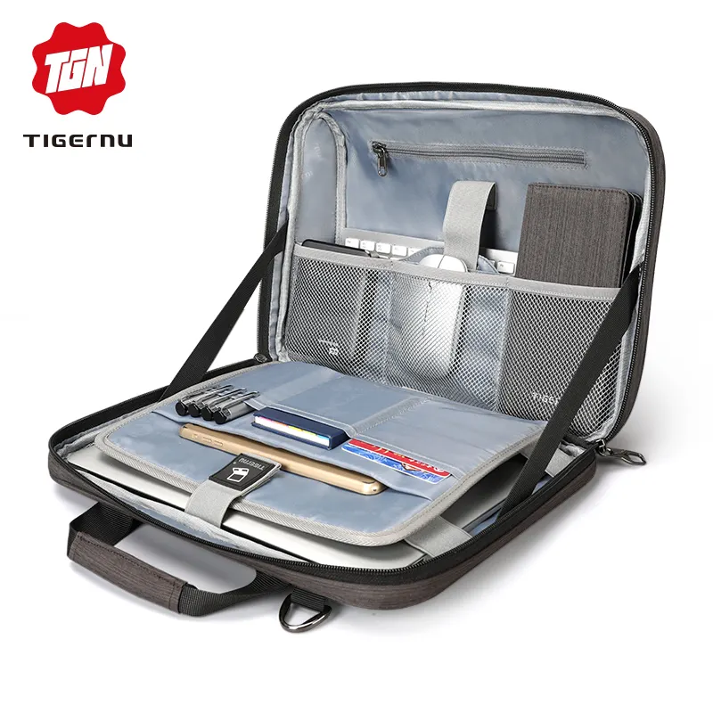 Tigernu T-B5150 Đàn Ông Thời Trang Chất Lượng Cao Kinh Doanh Thông Minh Dung Lượng Lớn Máy Tính Xách Tay Không Thấm Nước Máy Tính Xách Tay Cặp Tài Liệu Túi