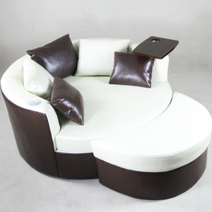 VIP Theater-sofá cama redondo reclinable, ocio, <span class=keywords><strong>con</strong></span> asiento otomano de amor - Product Image 5