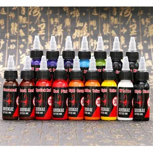 Mixed colors pigment Easy coloring tattoo ink in 30 ml package