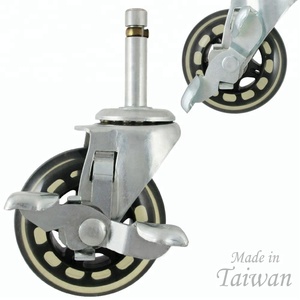 CCE-Rueda de PU con freno lateral, carrito de 3 pulgadas - Product Image 3