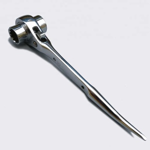 <span class=keywords><strong>Clé</strong></span> à douille <span class=keywords><strong>plate</strong></span> à double embout à queue courbée - Product Image 5